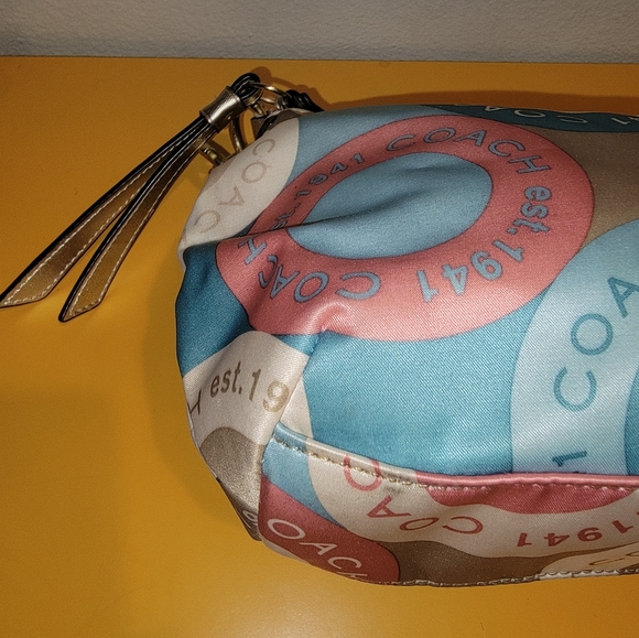 Coach multicolor handbag bag - Picture 5 of 6